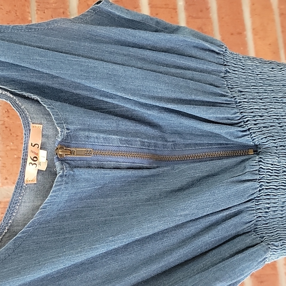 Blue Jean Body suit - Picture 2 of 2